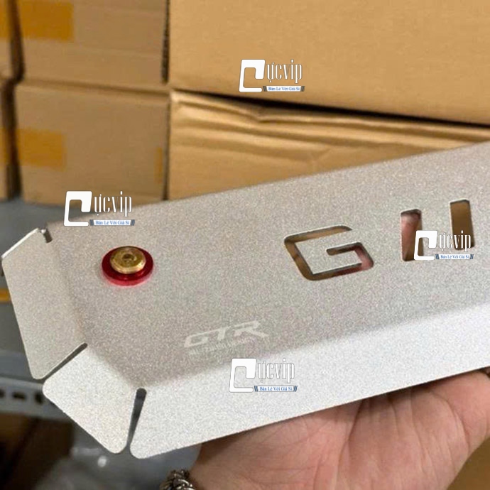 Ốp Che Pô Nhôm CNC GTR Gắn Stylo 160, Giorno 125 2024 - 2025 MS6771 Ốp Che Pô Nhôm CNC GTR Gắn Stylo 160, Giorno 125 2024 - 2025 MS6771