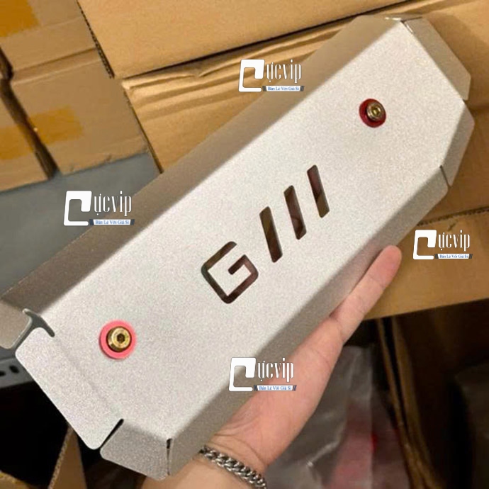 Ốp Che Pô Nhôm CNC GTR Gắn Stylo 160, Giorno 125 2024 - 2025 MS6771 Ốp Che Pô Nhôm CNC GTR Gắn Stylo 160, Giorno 125 2024 - 2025 MS6771