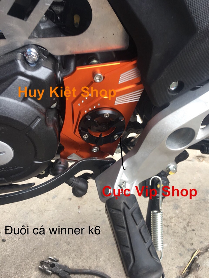 Đuôi Cá Winner, Winner X K6 Full Nhôm CNC Đẳng Cấp MS1939