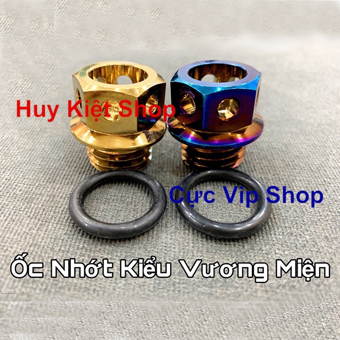 Ốc Nắp Nhớt Kiểu Dáng Vương Miện Titan, Vàng MS2117
