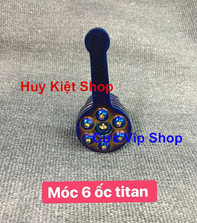 Móc Giỏ Xe Máy Kiểu 6 Ốc Xi Titan, Vàng MS2153