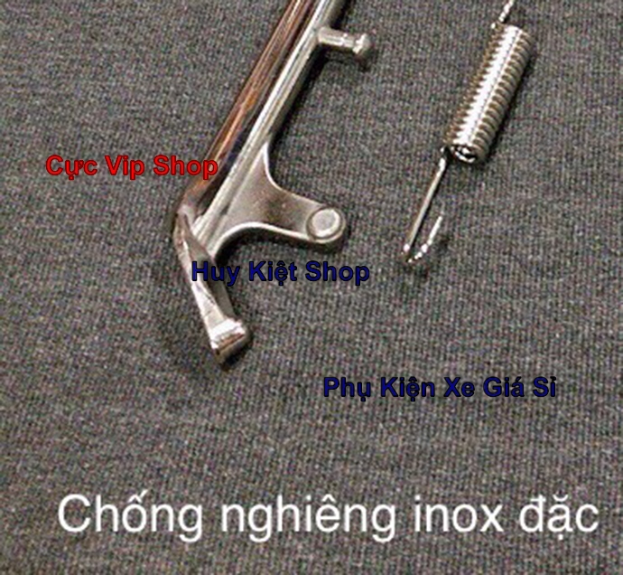 Chân Chống Nghiêng Inox 304 Đặc Cho Nhiều Loại Xe Exciter, Winner, AB, Vario, Raider, Satria, Sonic MS2349