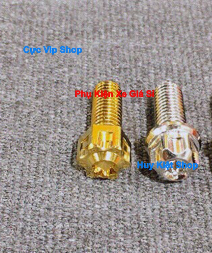 Ốc 8 Ly Salaya Đầu Trụ Inox, Xi Titan, Xi Vàng MS2372