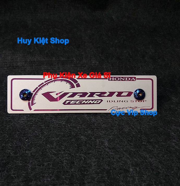 Bảng Tên Vario Nhôm Màu (Tặng Kèm 2 Ốc Xi Titan) MS2467