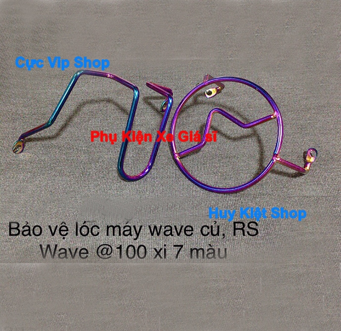 Bảo Vệ Lóc Máy Inox Xi Titan Cho Wave RS, Wave Cũ, Wave@100 MS2477