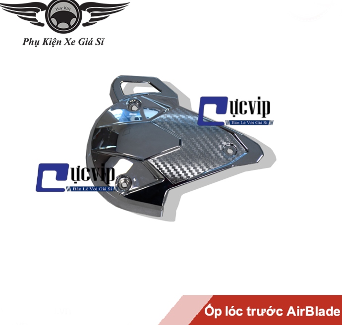 Ốp Lóc Máy Trước AirBlade 2016 - 2019 Xi Mạ Crom MS2583