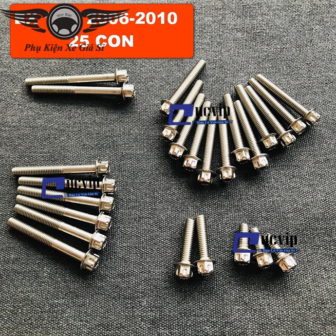 Bộ Ốc Máy Salaya Exciter 135 (2006 - 2010) MS2782 Bộ Ốc Máy Salaya Exciter 135 (2006 - 2010) MS2782