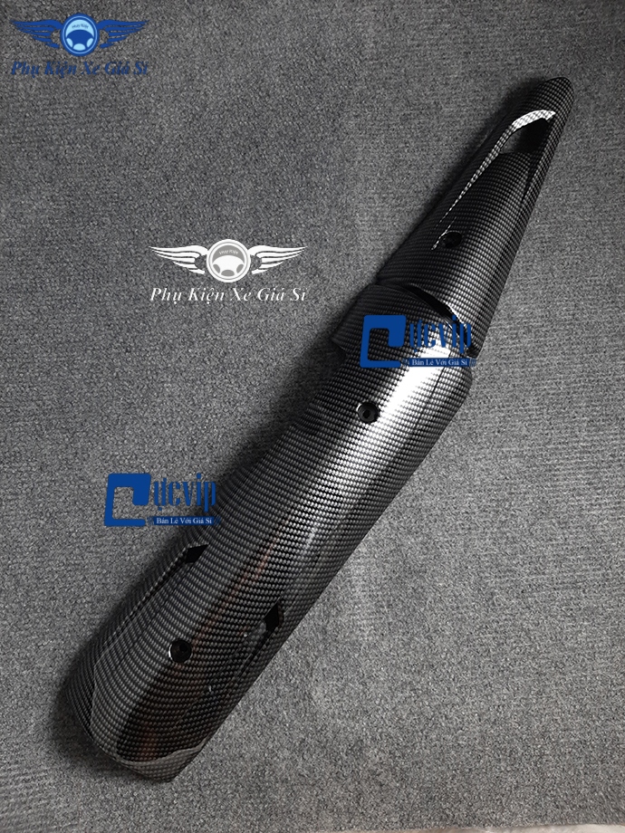 Combo Ốp Pô Dài + Chụp Đích Pô Exciter 150 (2015 - 2020) Carbon MS2883