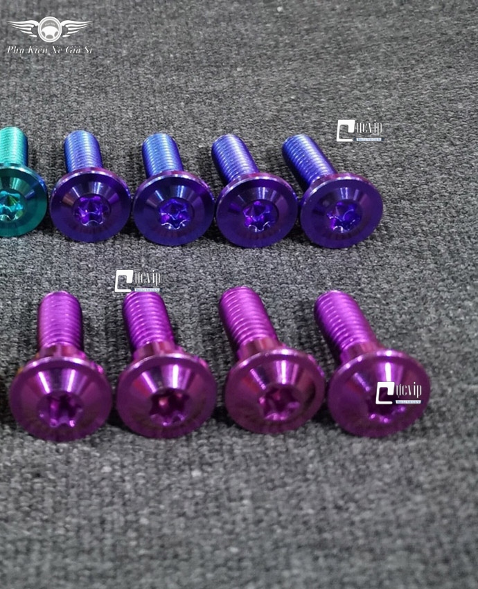 Bộ 4 Ốc Đĩa GR5 Titanium Honda 8Ly MS2894 