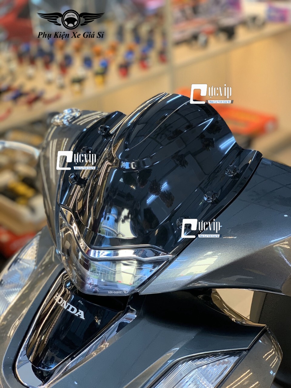 Mão SH 2020 Trong Suốt Màu Đen Khói MS3100