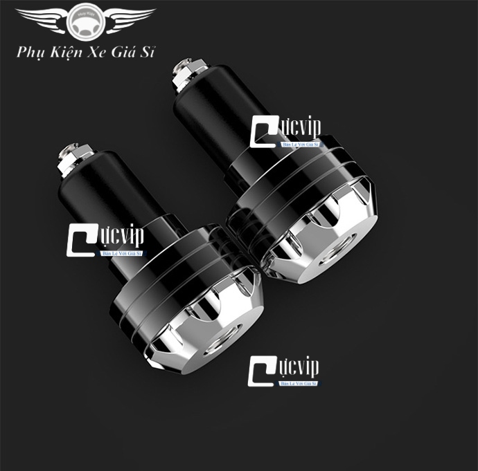 Cặp Gù Tay Lái Nhôm CNC 2 Màu MS3127