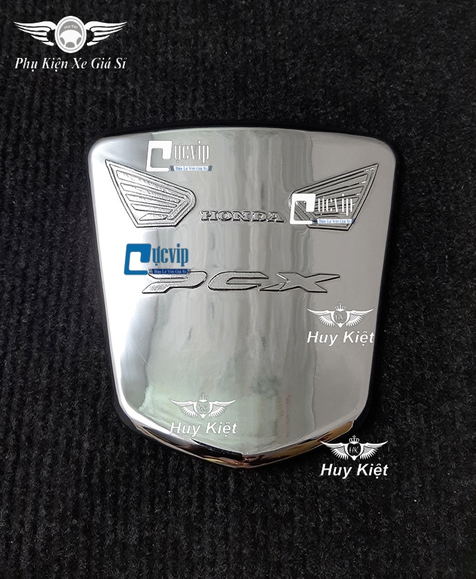 Ốp Nắp Đồ Nghề PCX 2014 - 2017 Xi Inox, Mạ Crom MS3189 