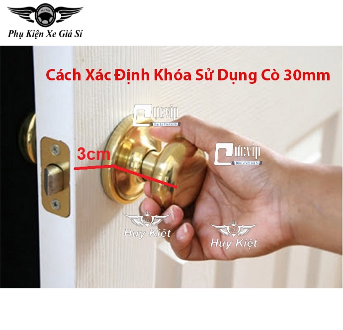 Khóa Cửa Tay Nắm Tròn Cao Cấp Furen 5894ABR MS3207