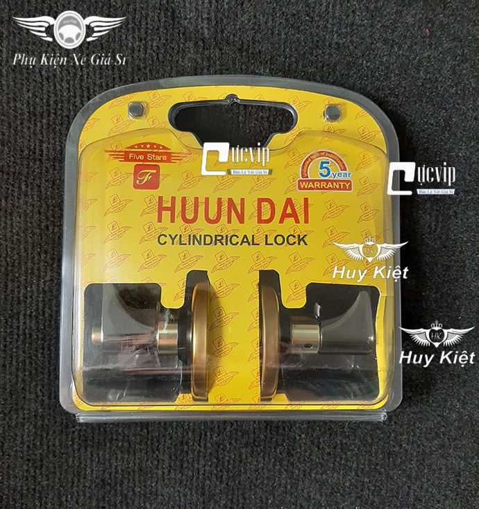 Ổ Khóa Cửa Tròn Tay Gạt Cao Cấp HUUN DAI 885BN-ET MS3210