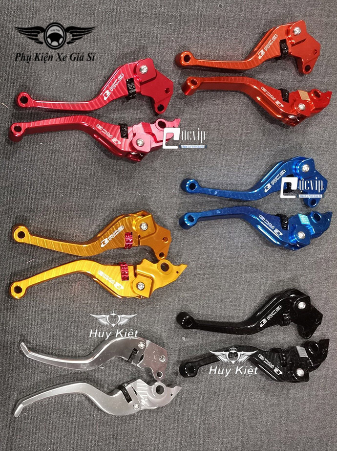 Cặp Tay Thắng AirBlade 2008 - 2019 Racing Boy Nhôm CNC Hộp Đỏ MS3259