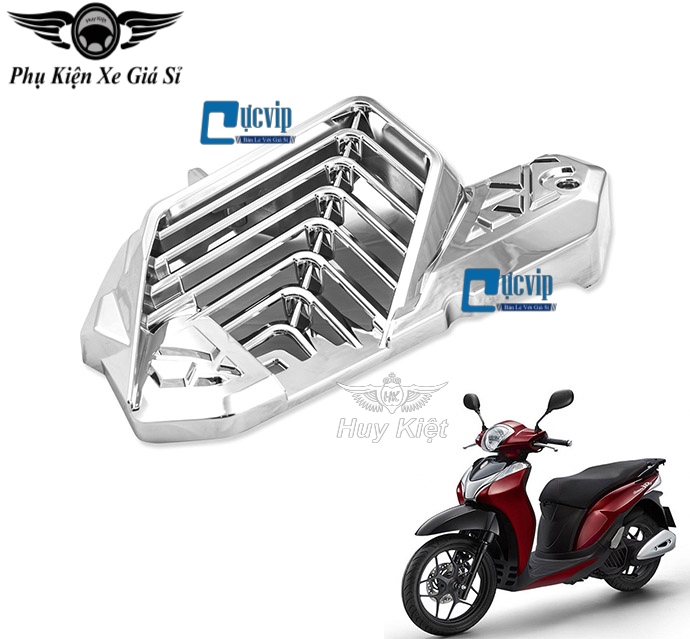 Ốp Quạt Gió SH Mode 2020 Xi Inox, Mạ Crom MS3291 