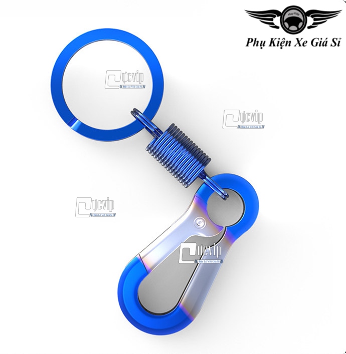 Móc Khóa Xe Hơi, Xe Máy Inox Xi Titan MS3345