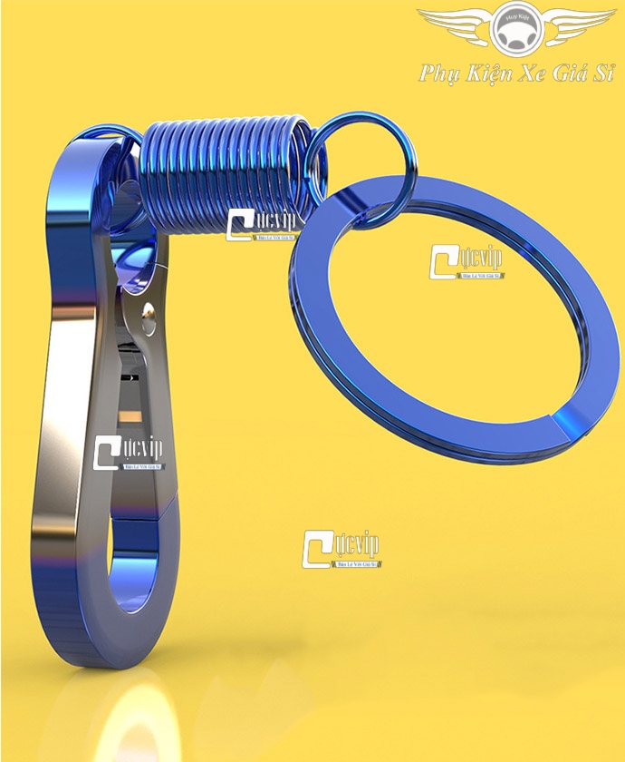 Móc Khóa Xe Hơi, Xe Máy Inox Xi Titan MS3345