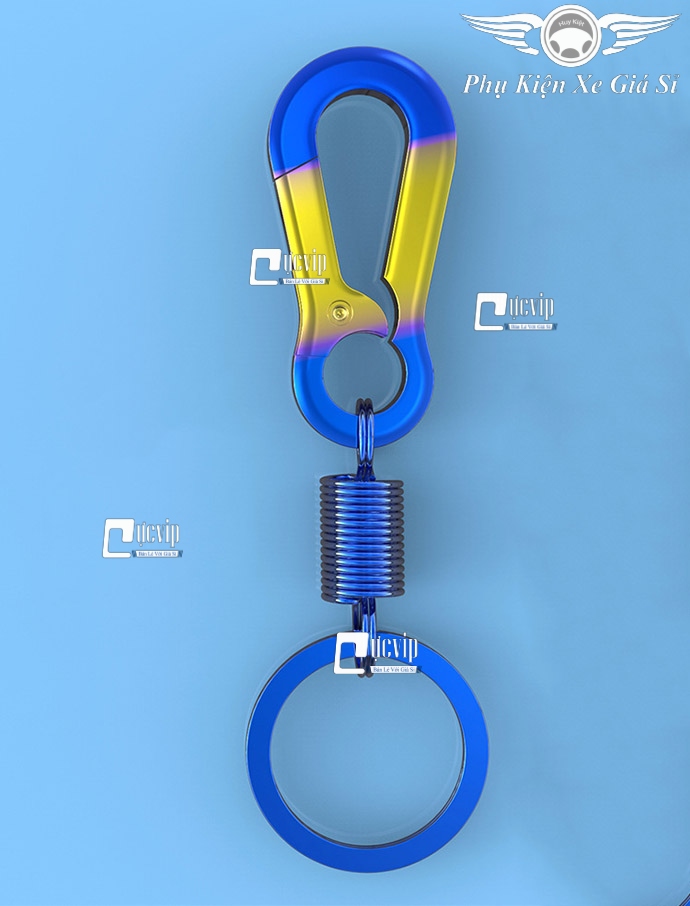 Móc Khóa Xe Hơi, Xe Máy Inox Xi Titan MS3345