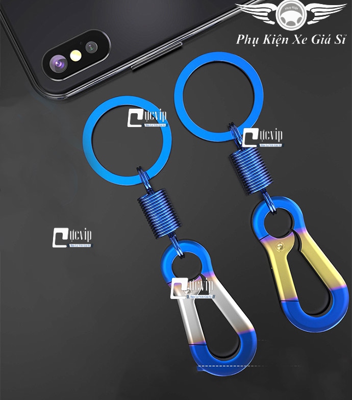 Móc Khóa Xe Hơi, Xe Máy Inox Xi Titan MS3345