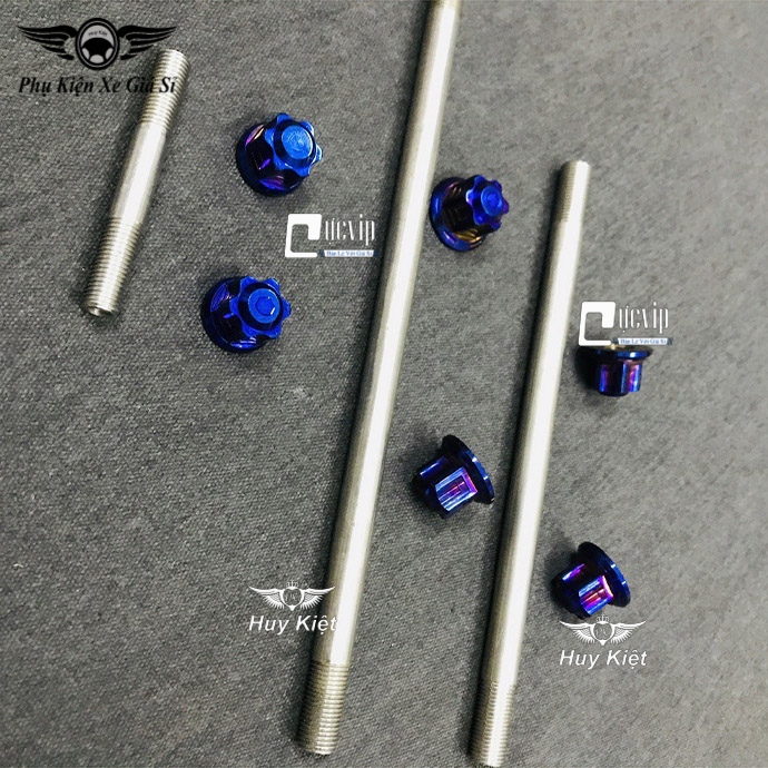 Combo Cốt Trục Bánh Xe Trước Sau Kèm Tán Salaya Titan Và Cốt Phuộc Kèm Tán Salaya Titan Cho Winner, Winner X, Sonic MS3394