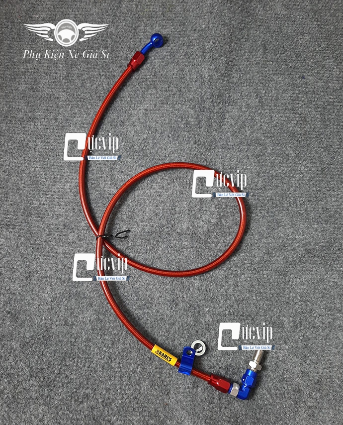 Dây Dầu Thắng Đĩa Trước Nhôm CNC Co Cong Gắn Mọi Loai Xe MS3040