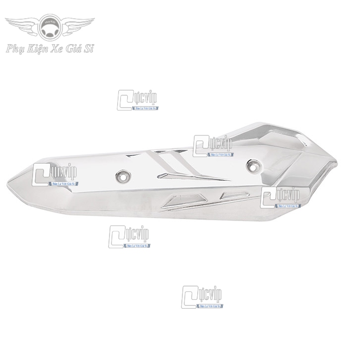 Ốp Pô Inox Xe AirBlade 2020 (2013 - 2020), Vario 2015 - 2017 MS2472