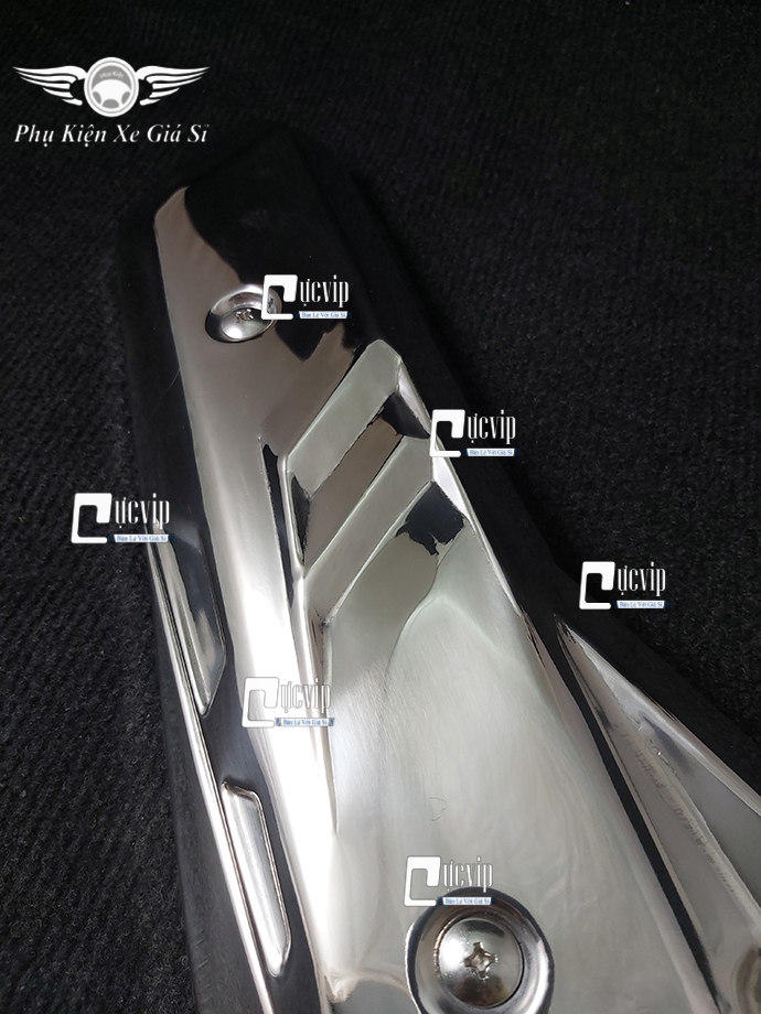 Ốp Pô Inox Xe AirBlade 2020 (2013 - 2020), Vario 2015 - 2017 MS2472