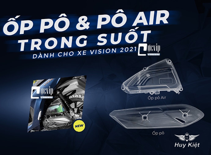 Combo Ốp Pô Vision 2021 + Pô E Vision 2021 Trong Suốt MS3993