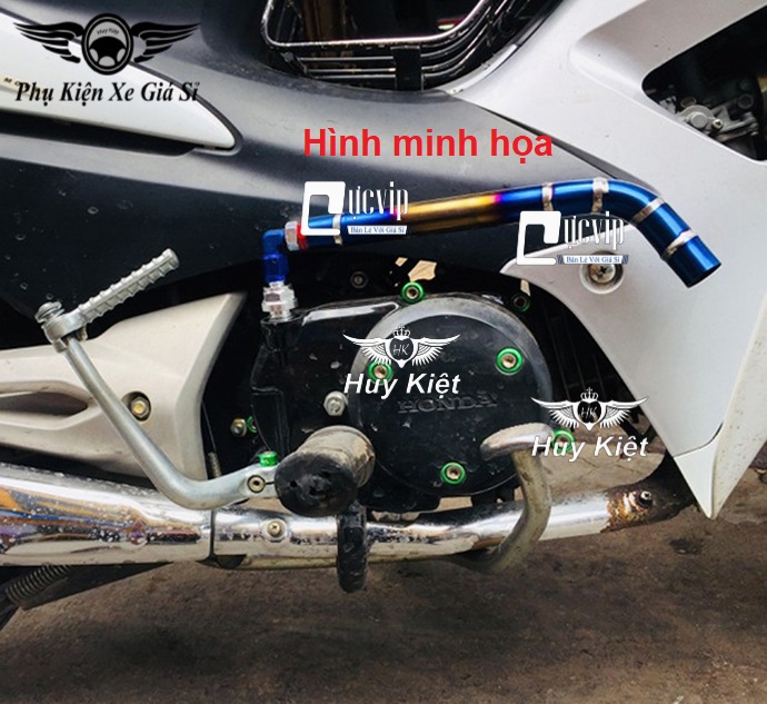 Ống Thông Hơi Nhớt Xi Titan Gắn Wave, Dream, Sirius, Exciter, Winner MS1458