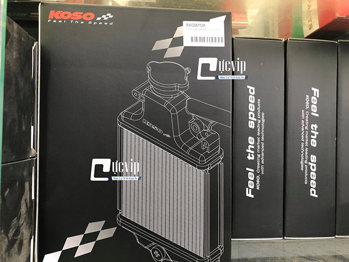 Két Nước Tản Nhiệt Độ Vario 2015 - 2021, Vario 150cc, Vario 125cc Chính Hãng Koso Taiwan MS3875