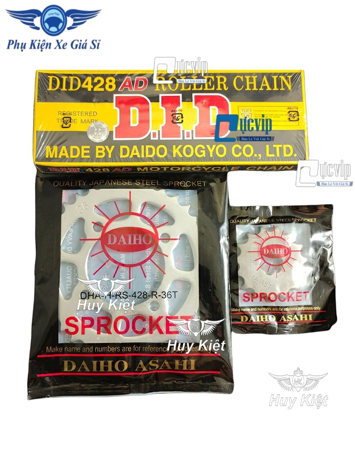 Bộ Nhông Sên Dĩa Sirius Xăng Cơ, Sirius RC DID ASAHI ThaiLand MS4110
