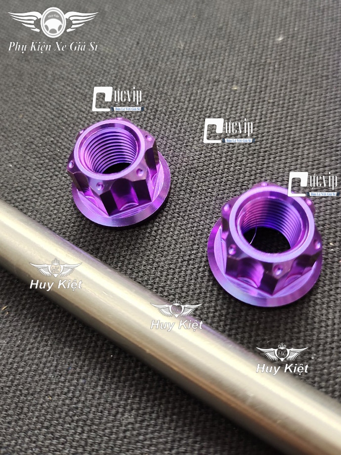 Cốt Trục Bánh Xe Trước Kèm Tán Titan Thật GR5 Cho Vario 2015 - 2021, Vision 2014 - 2020, AirBlade 2010 - 2022 MS4186	