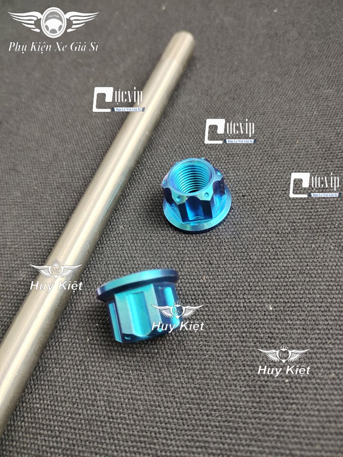 Cốt Trục Bánh Xe Trước Kèm Tán Titan Thật GR5 Cho Vario 2015 - 2021, Vision 2014 - 2020, AirBlade 2010 - 2022 MS4186	