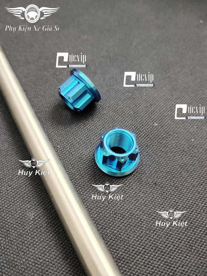 Cốt Trục Bánh Xe Trước Kèm Tán Titan Thật GR5 Cho Vario 2015 - 2021, Vision 2014 - 2020, AirBlade 2010 - 2022 MS4186	