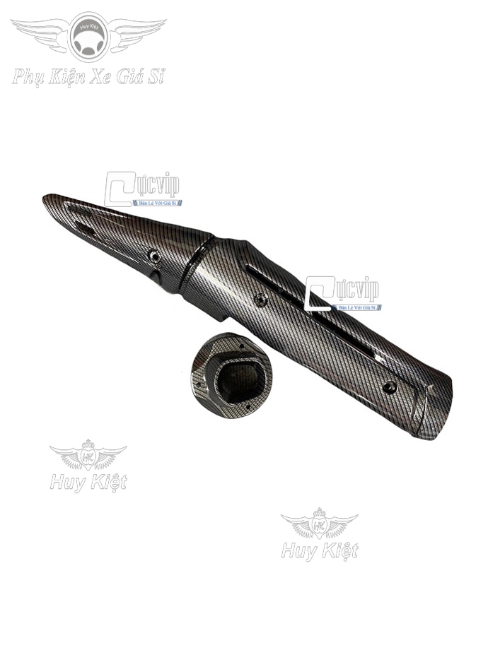 Ốp Che Pô + Chụp Đích Pô Carbon Gắn Exciter 150 (2015 - 2020) New MS4216