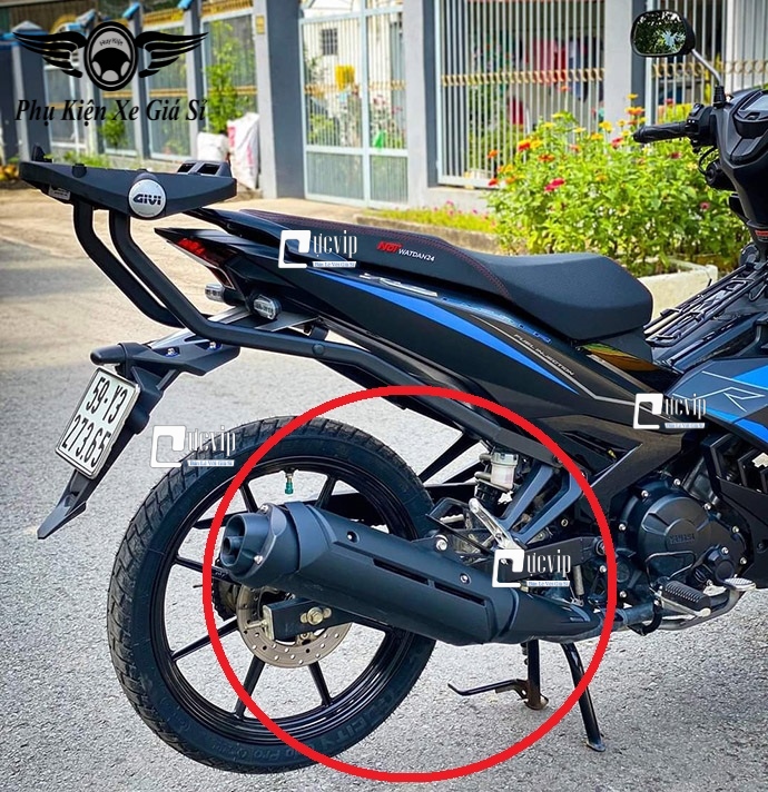 Ốp Che Pô + Chụp Đích Pô Gắn Exciter 150 (2015 - 2020) New MS4227