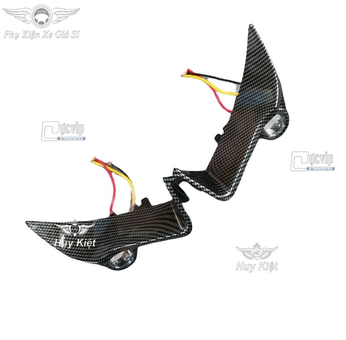 Cánh Gió Trước Winner X V1 Có Đèn Phụ Mini MS4368