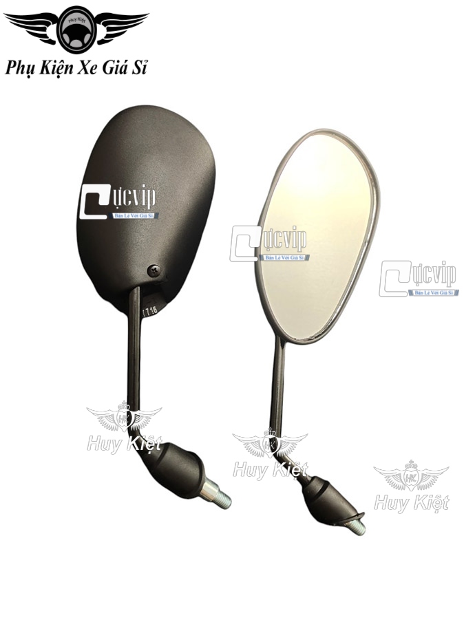 Cặp Kính Gương Chiếu Hậu Wave Anpha Gắn Tất Cả Dòng Xe Honda Chân Kính 10Ly MS4475