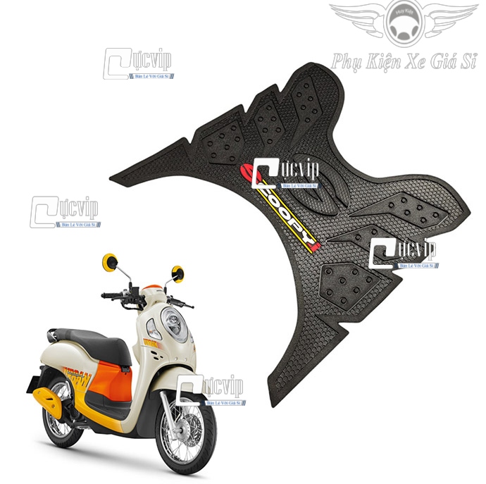 Thảm Cao Su Lót Chân Xe Scoopy Siêu Dày MS4497