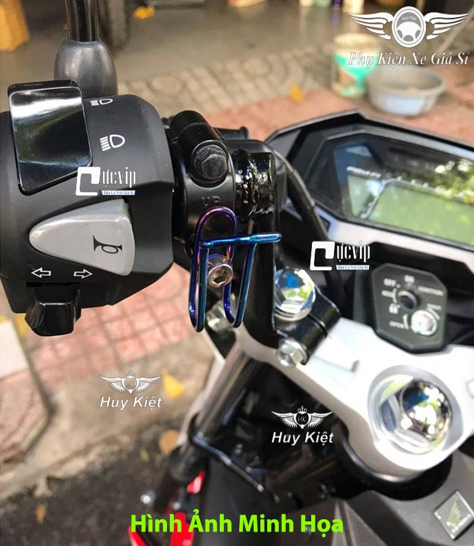 Combo 2 Móc Treo Đồ Xe Máy Chữ U Dài Titan Gắn Baga Giữa Các Loại Xe MS4551