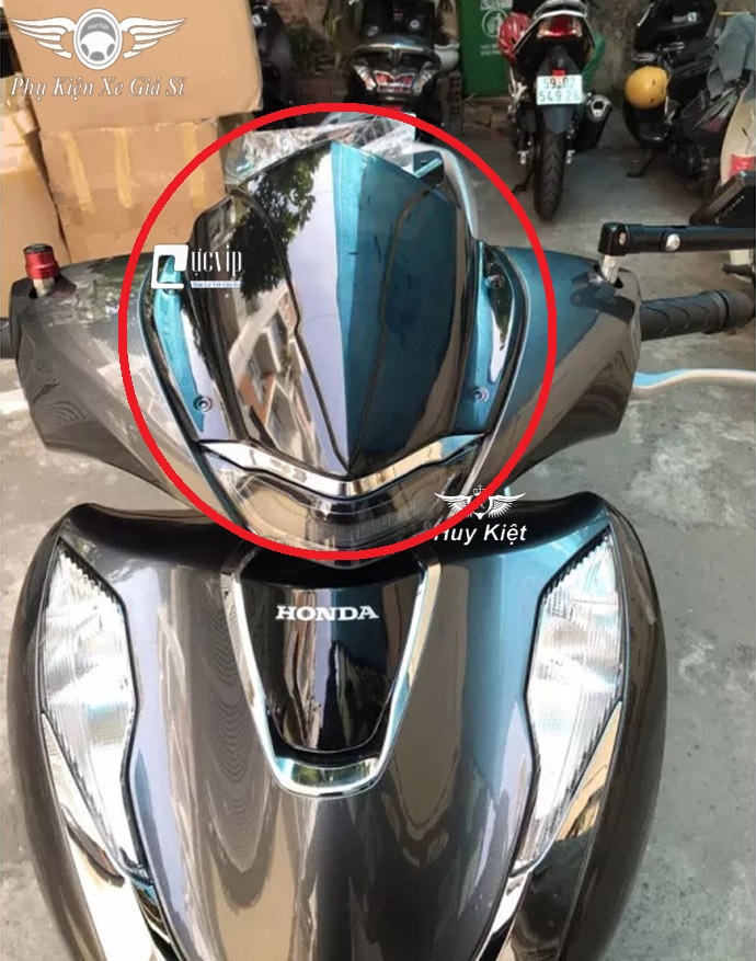 Mão Chắn Gió SH 2020 - 2022 Khói Đen Hàng Cao Cấp MS4629