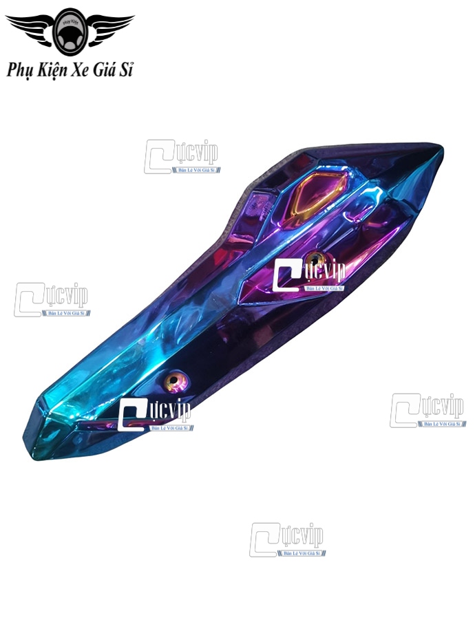 Ốp Che Pô AirBlade AB 2020 (2013 - 2022), Vario 2015 - 2017 Inox Xi Titan 7 Màu (Hàng Cao Cấp) MS4673