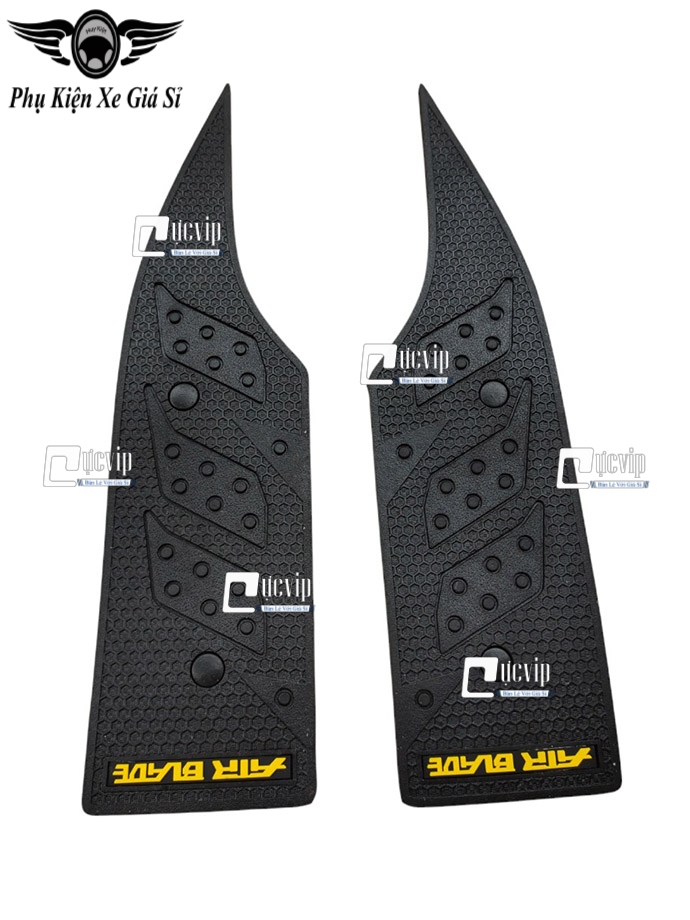 Thảm Lót Chân Trước AirBlade AB 2016 - 2019 Cao Su Dày Chữ Vàng MS4681