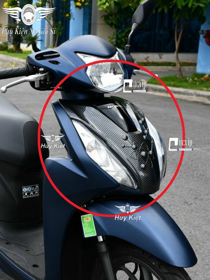 Ốp Mặt Nạ Lớn Xe Vision 2021 - 2022- 2022 Sơn Carbon Hàng Cao Cấp MS4717