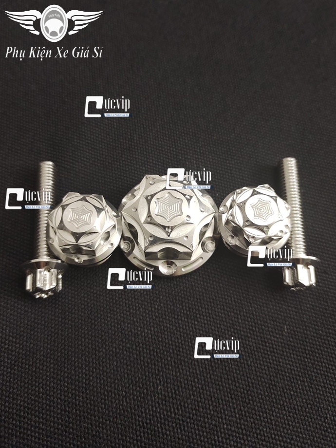 Combo 5 Ốc Chảng Ba Raider Fi, Satria Kiểu Salay Inox 304 MS4736