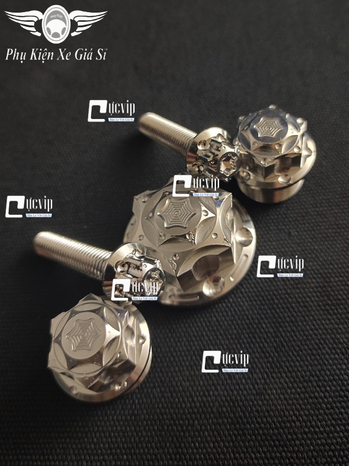 Combo 5 Ốc Chảng Ba Raider Fi, Satria Kiểu Salay Inox 304 MS4736