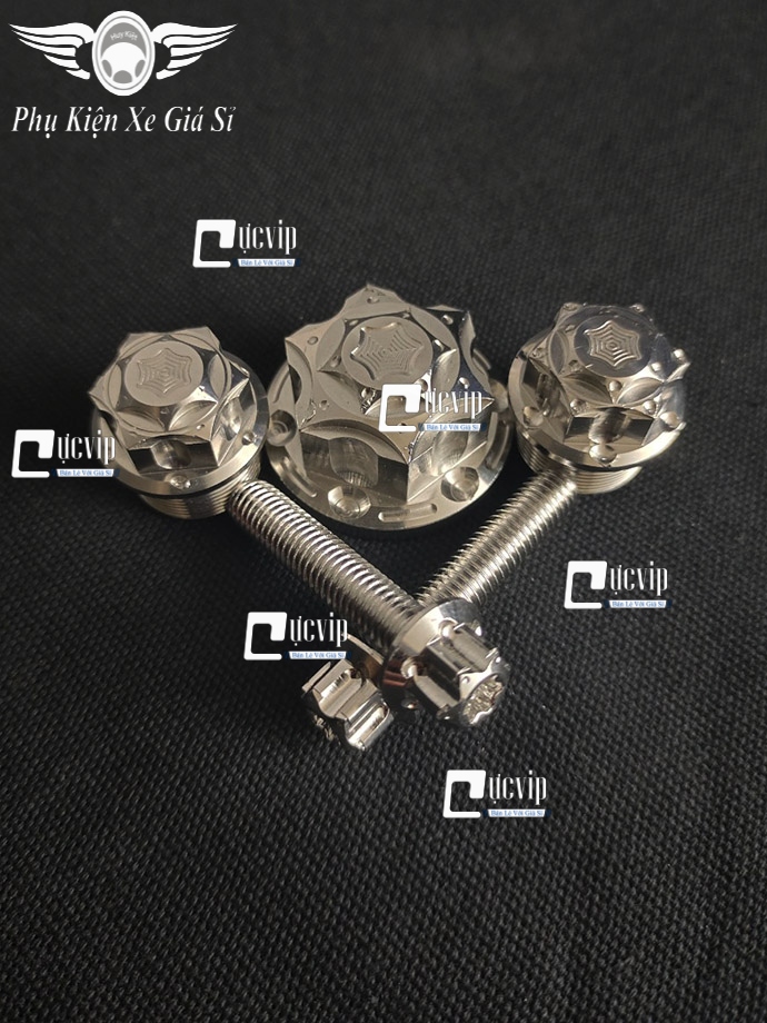 Combo 5 Ốc Chảng Ba Raider Fi, Satria Kiểu Salay Inox 304 MS4736