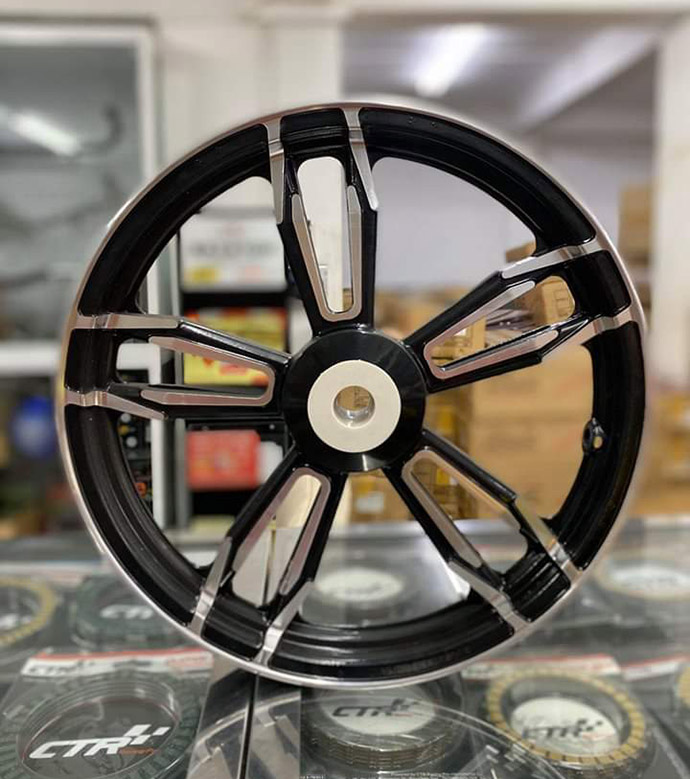 Cặp Mâm Đúc Kiểu Speed Gắn AirBlade AB 2008 - 2019, Vision 2014 - 2022 Gắn Zin Không Chế Cháo MS4739