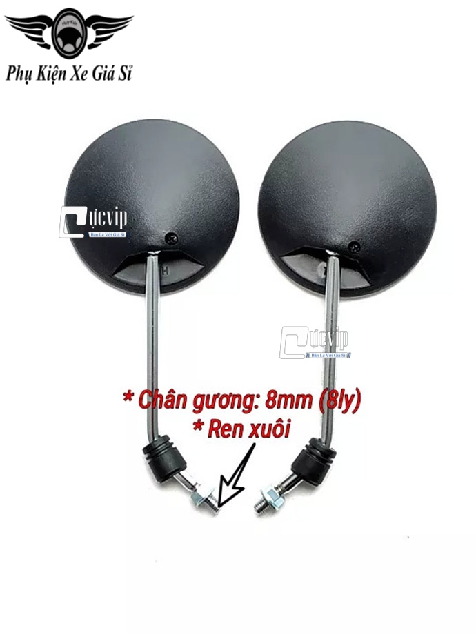 Cặp Kính Gương Chiếu Hậu Cub 81, 78, 79, Honda 67 (8 Ly) Ren Thuận MS4758
